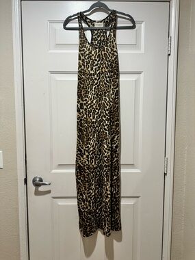 Denim & Supply Ralph Lauren Leopard Print Racerback Maxi Dress